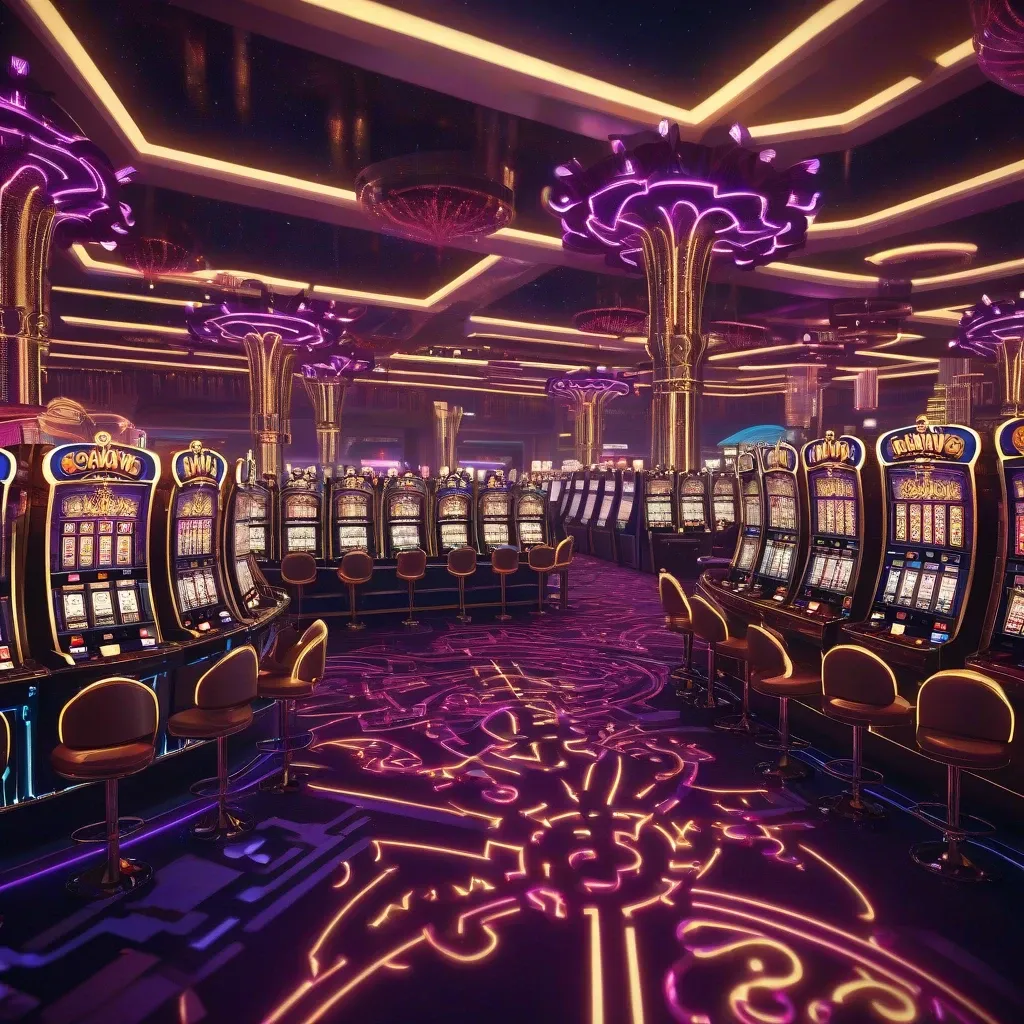 Neon Casino Maze